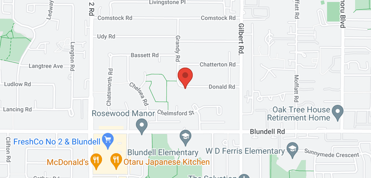 map of 6760 DONALD ROAD